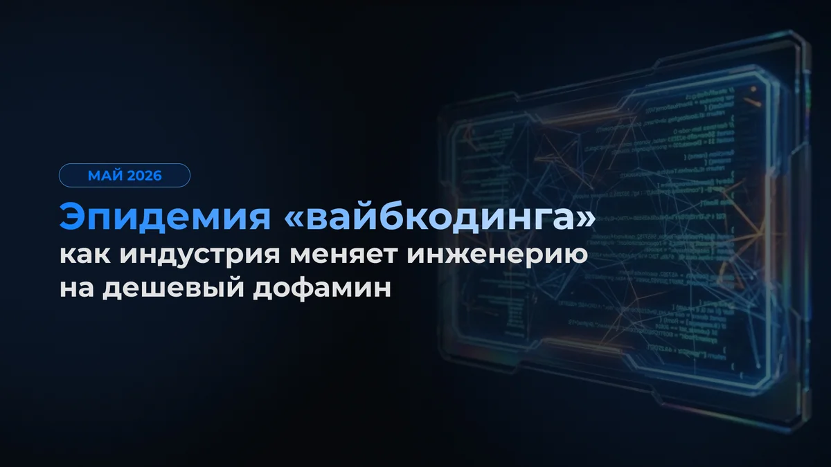 Эпидемия «вайбкодинга»: как индустрия меняет инженерию на дешевый дофамин